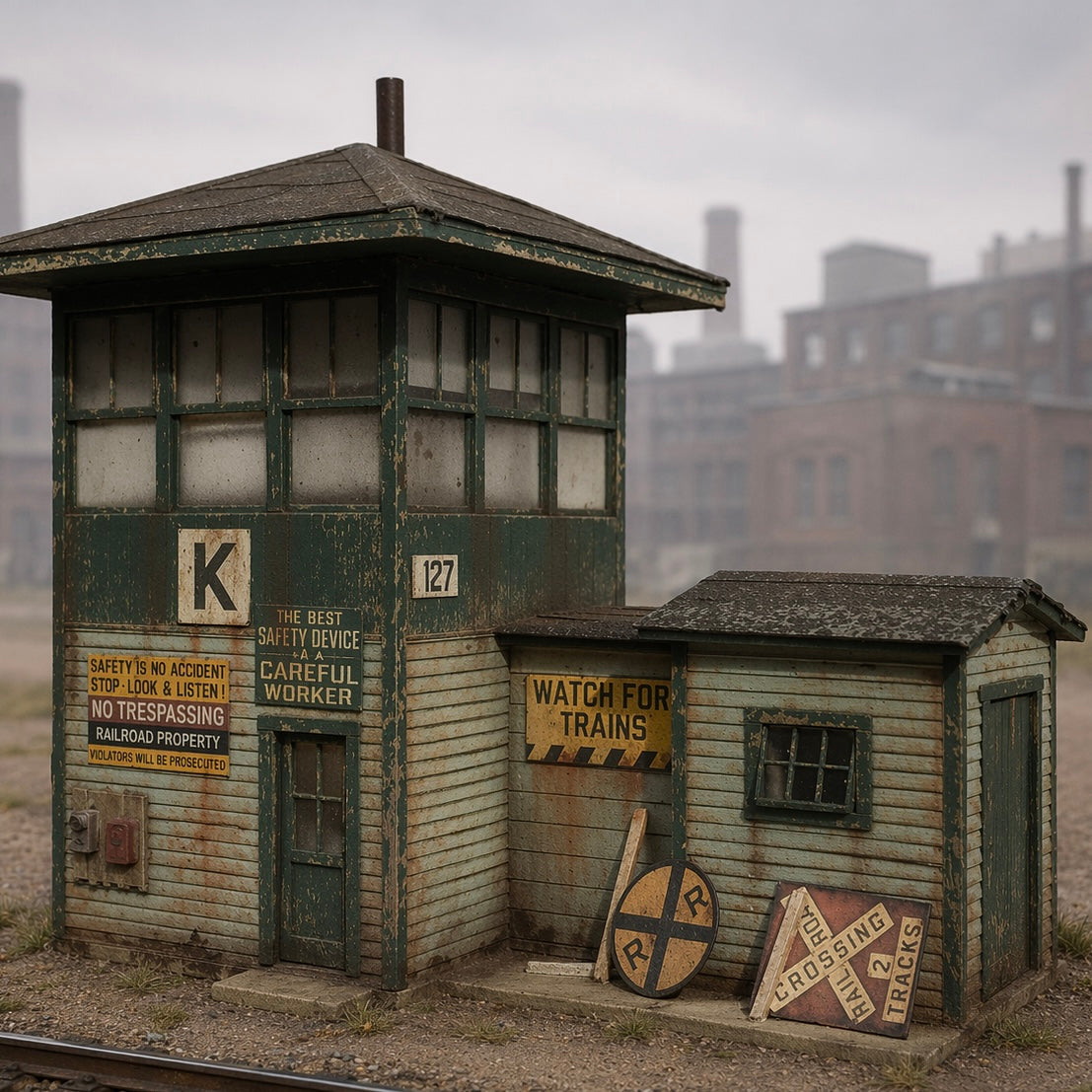 G.W.ニコルズ製材所KIT ビルダーズインスケール製 HO (1/87) K TOWER- HO Scale Kit
