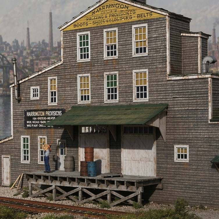 Ravenwood Leather  - HO Scale  Background Kit