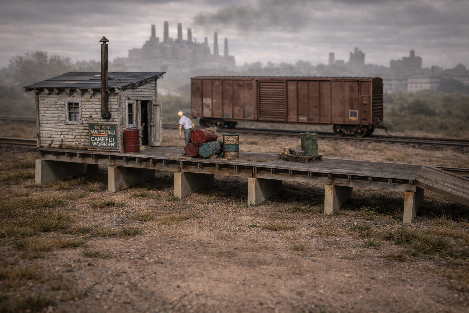 Canal St. Freight Dock - HO Scale Kit