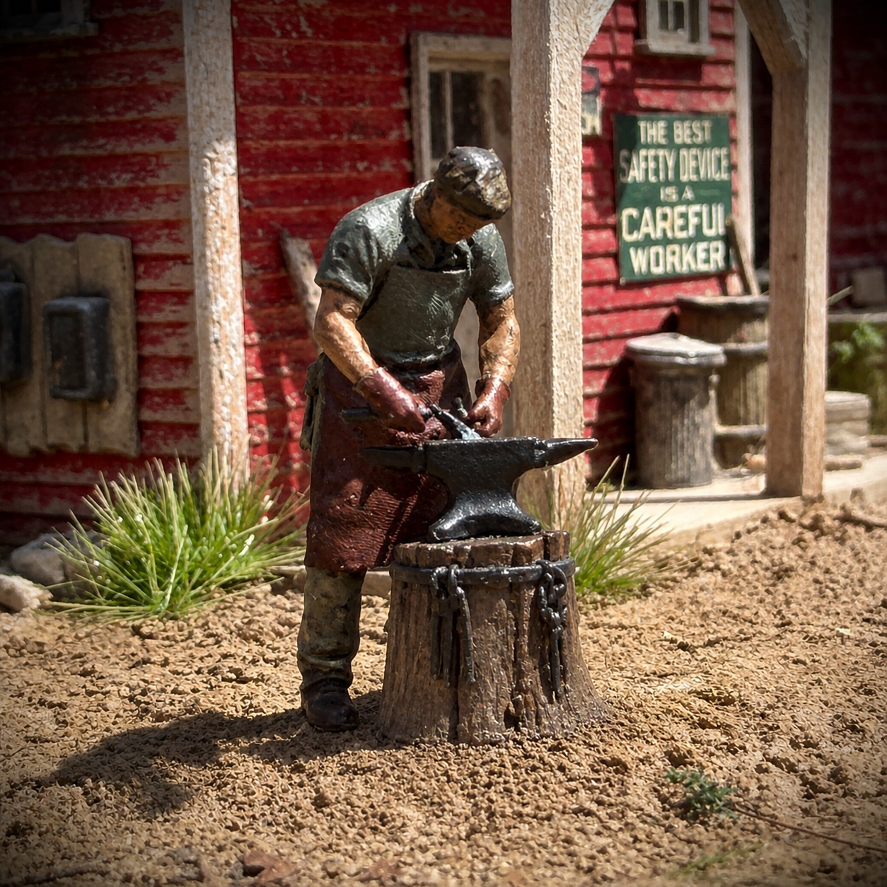 The Blacksmith - HO Scale Figure