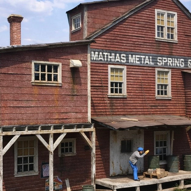 Mathias Spring & Wire Co.  - HO Scale Background Kit