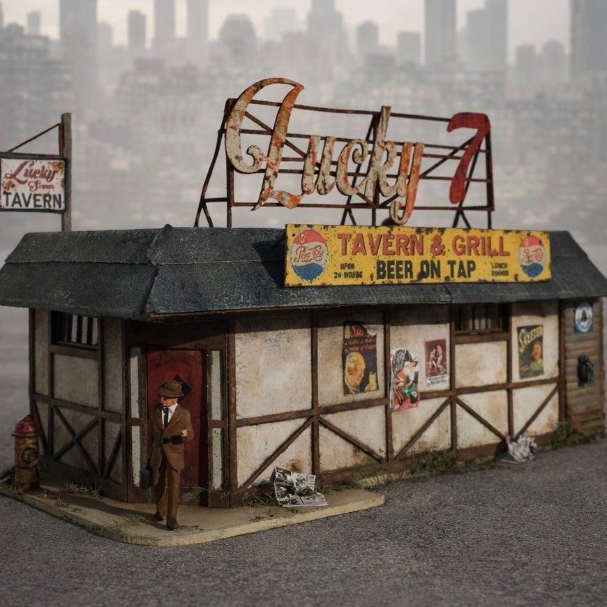 Lucky Seven Tavern- HO Scale Kit