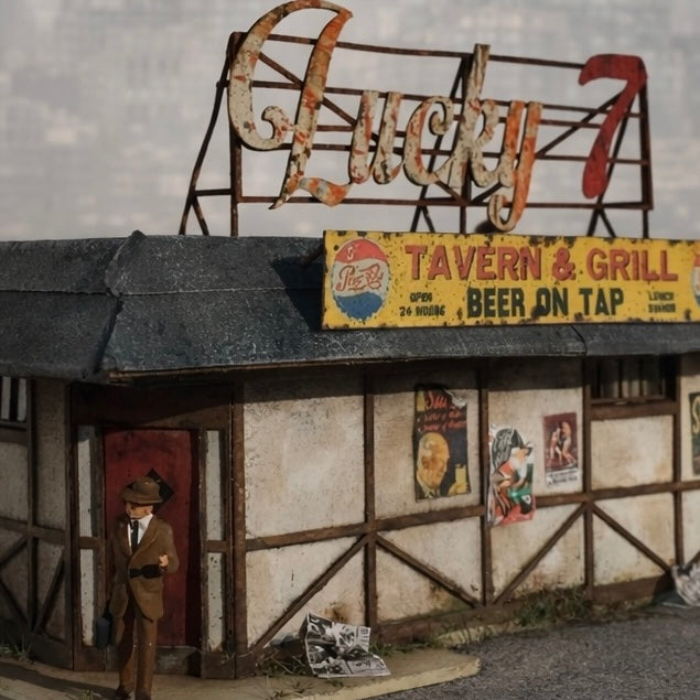 Lucky Seven Tavern- HO Scale Kit