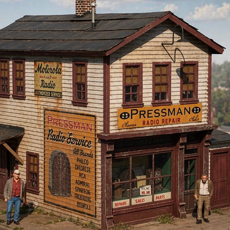 Pressman Radio Repair - HO Scale Kit