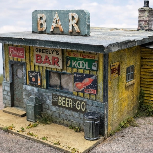 Greely's Bar- HO Scale Kit