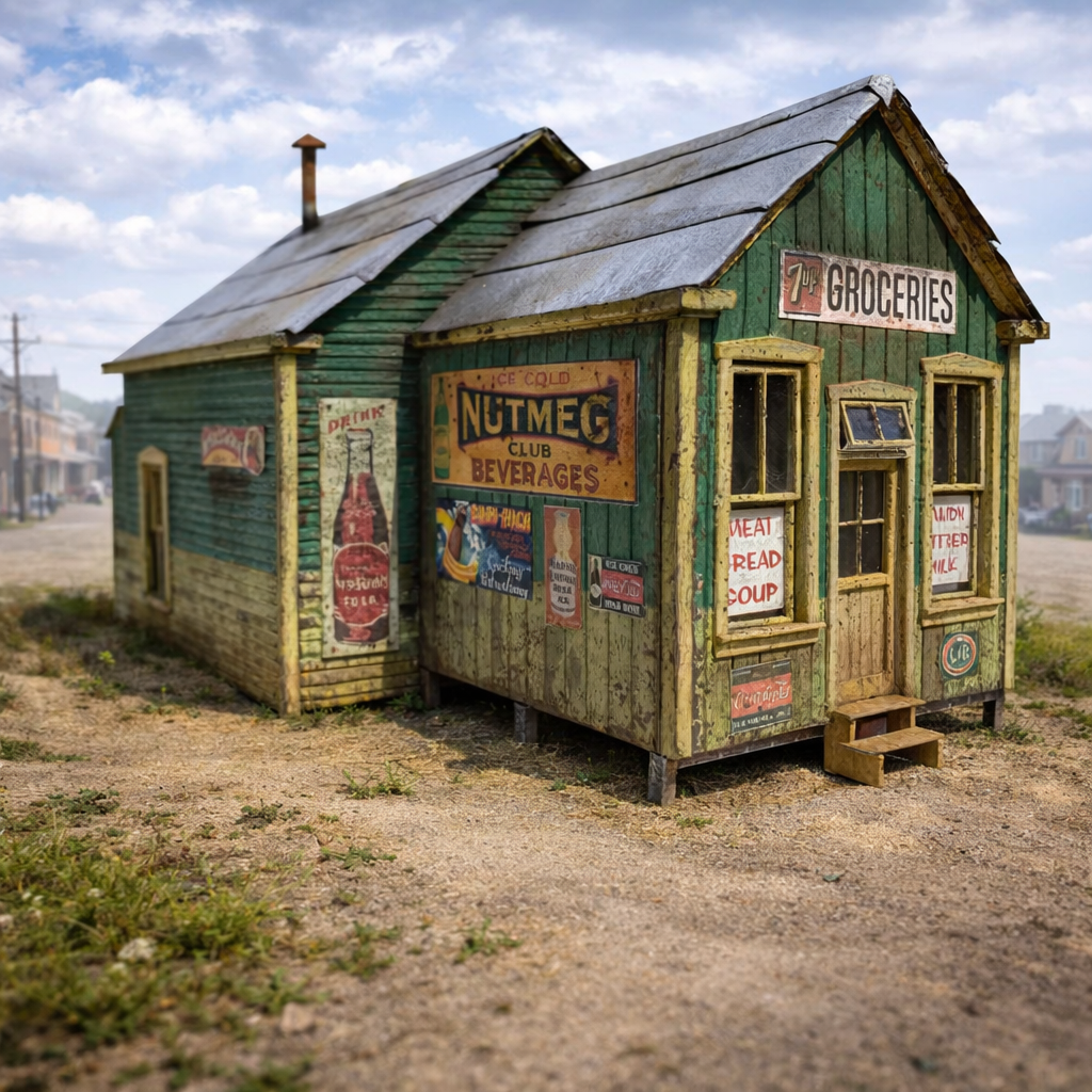 Charlie's Market - HO Scale KIT