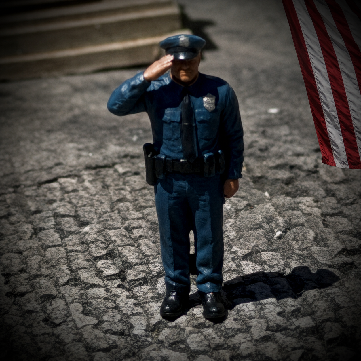 Hero Salute  - HO Scale Figure (CHOOSE ONE)