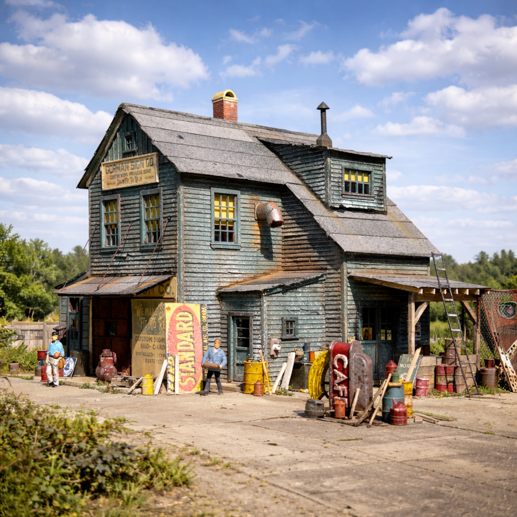 Gorman Sign Co. - HO  Scale Kit
