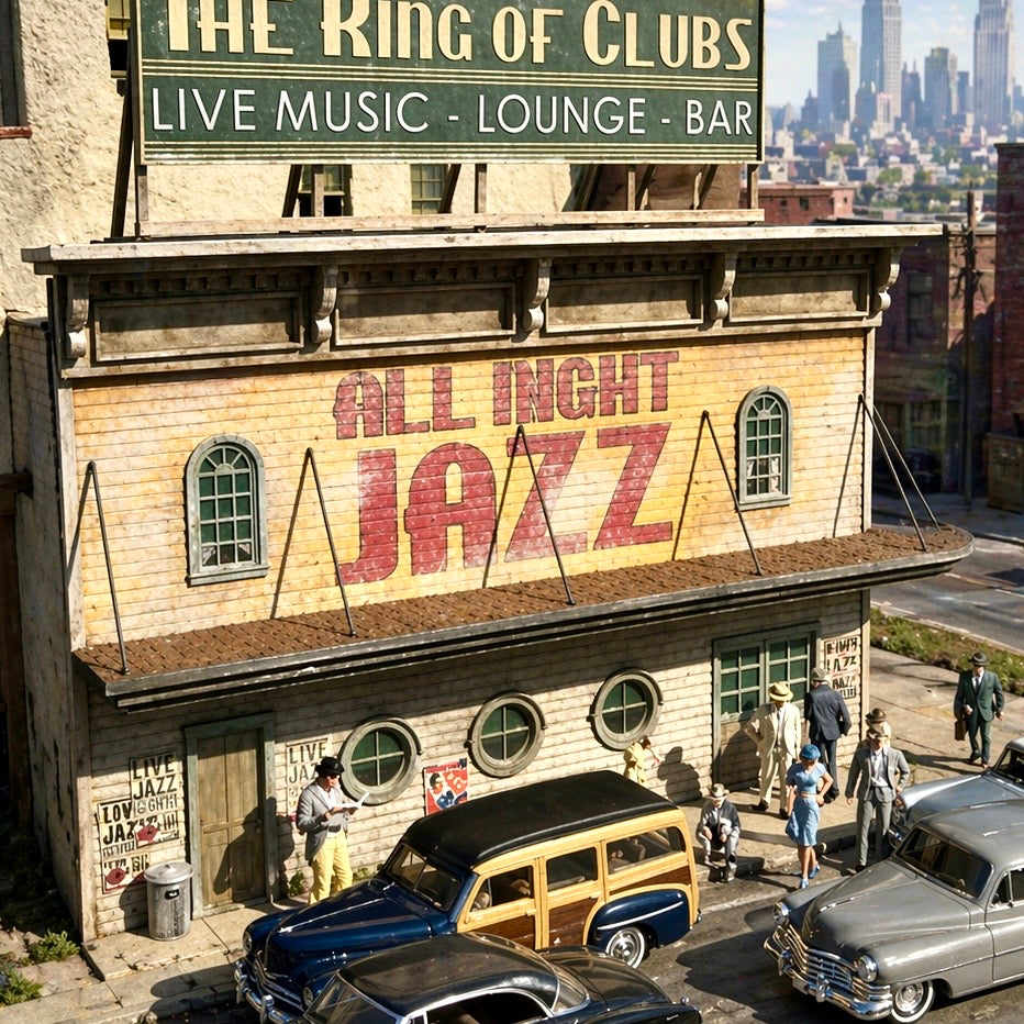 King of Clubs Jazz- HO Scale Kit