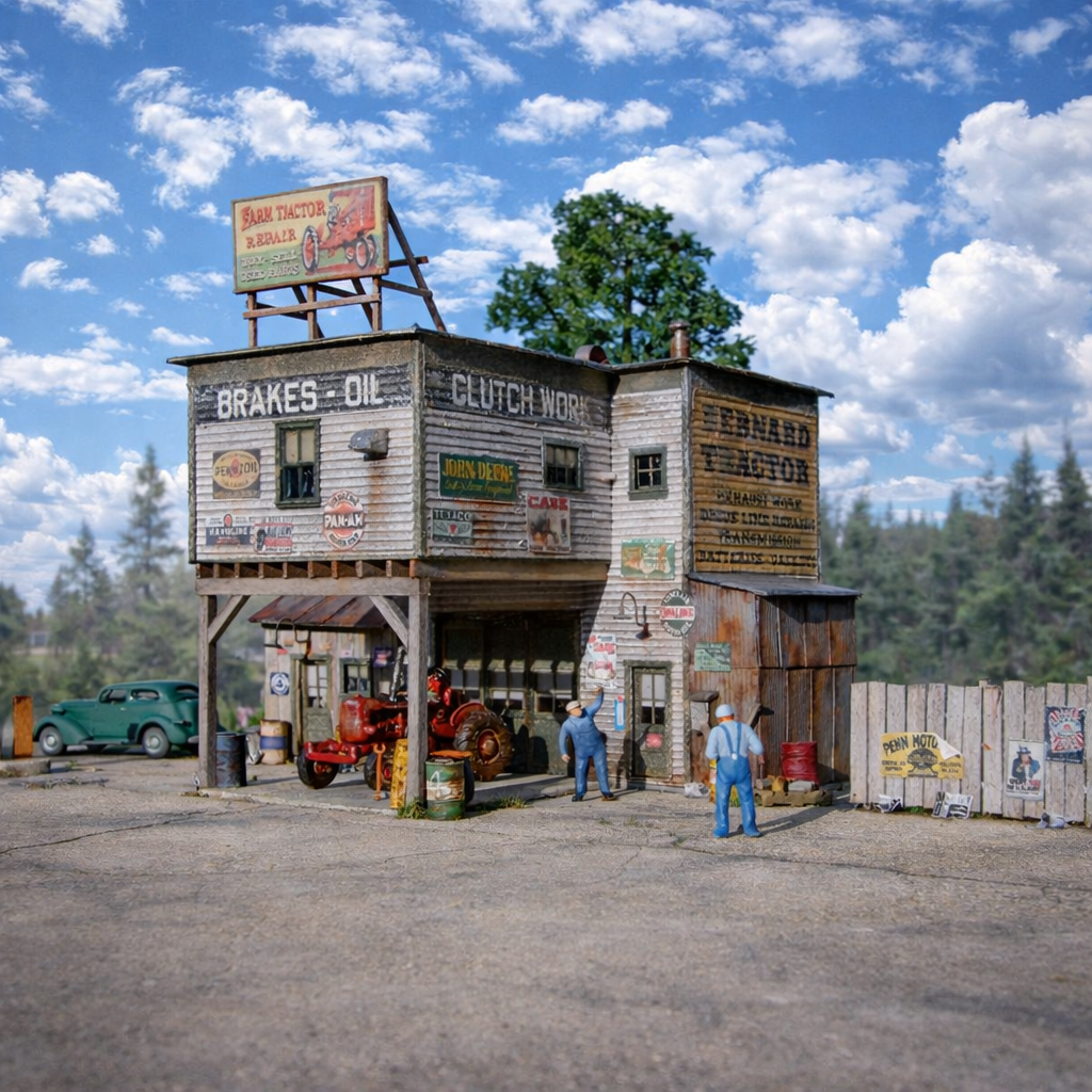 Bernard Tractor Supply - HO Scale Kit