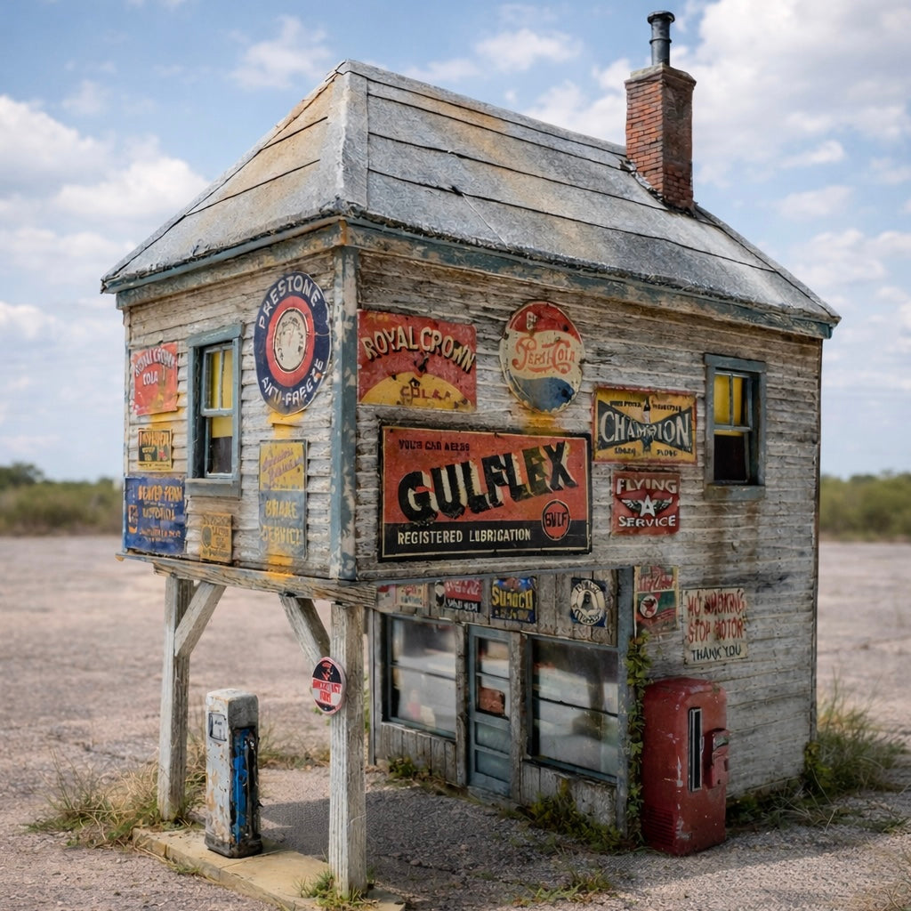 Hook's Gas- HO Scale Kit