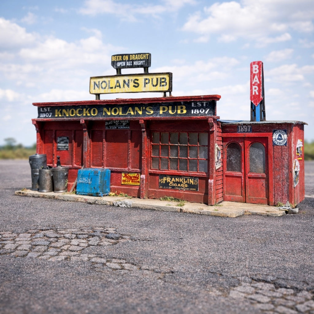 Knocko Nolan's Pub- HO Scale Kit