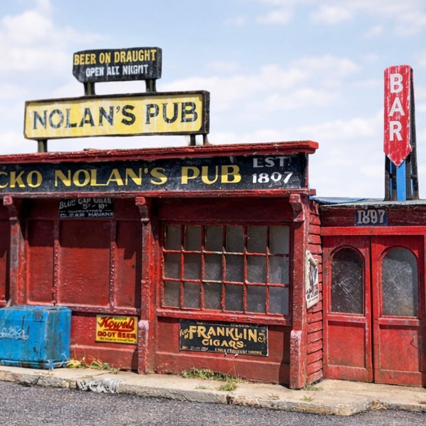 Knocko Nolan's Pub- HO Scale Kit