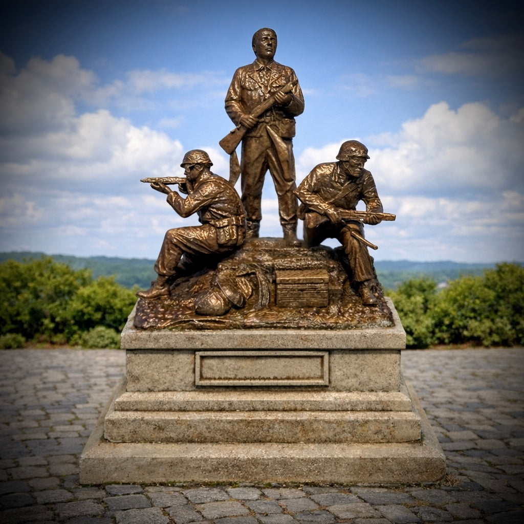 Veteran's  Memorial   - HO Scale Detail
