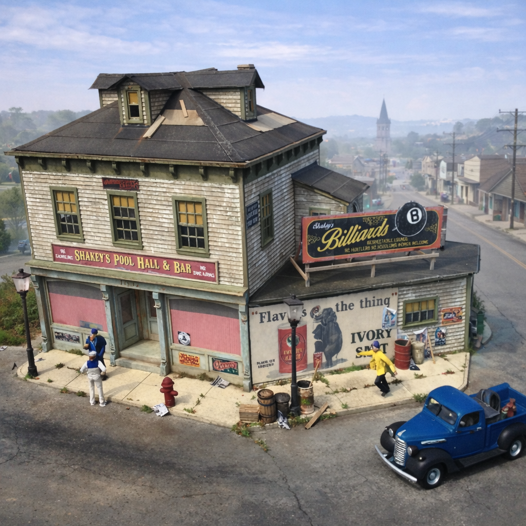 Shakey's Pool Hall - HO Scale Kit