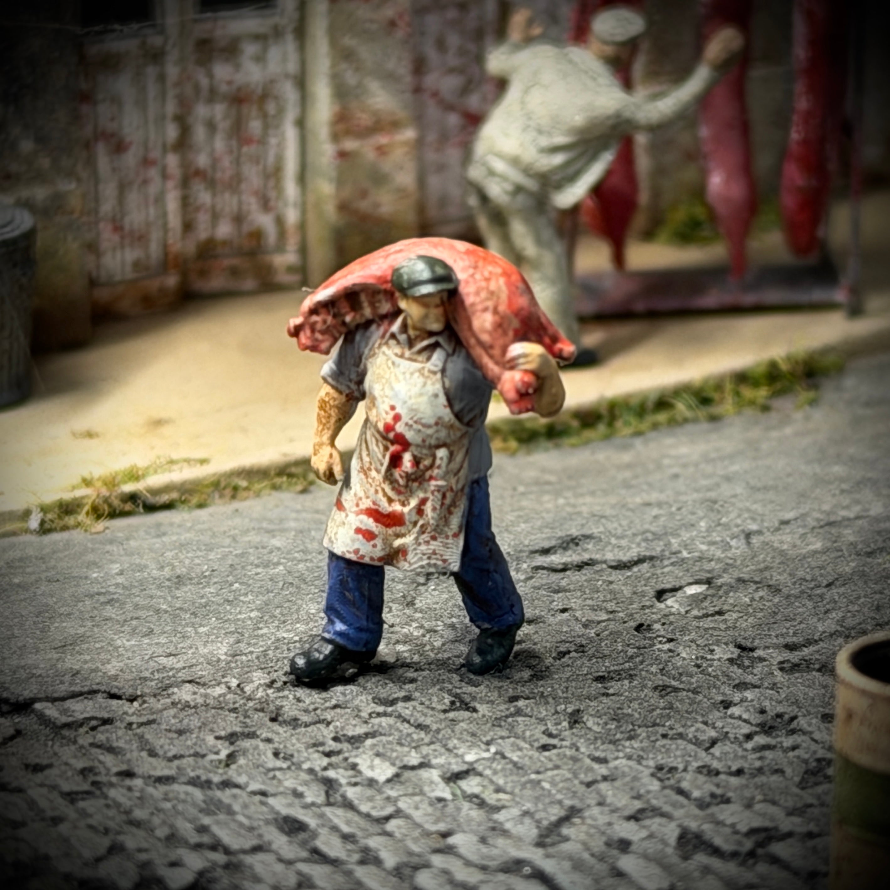 The Butcher - HO Scale Figure