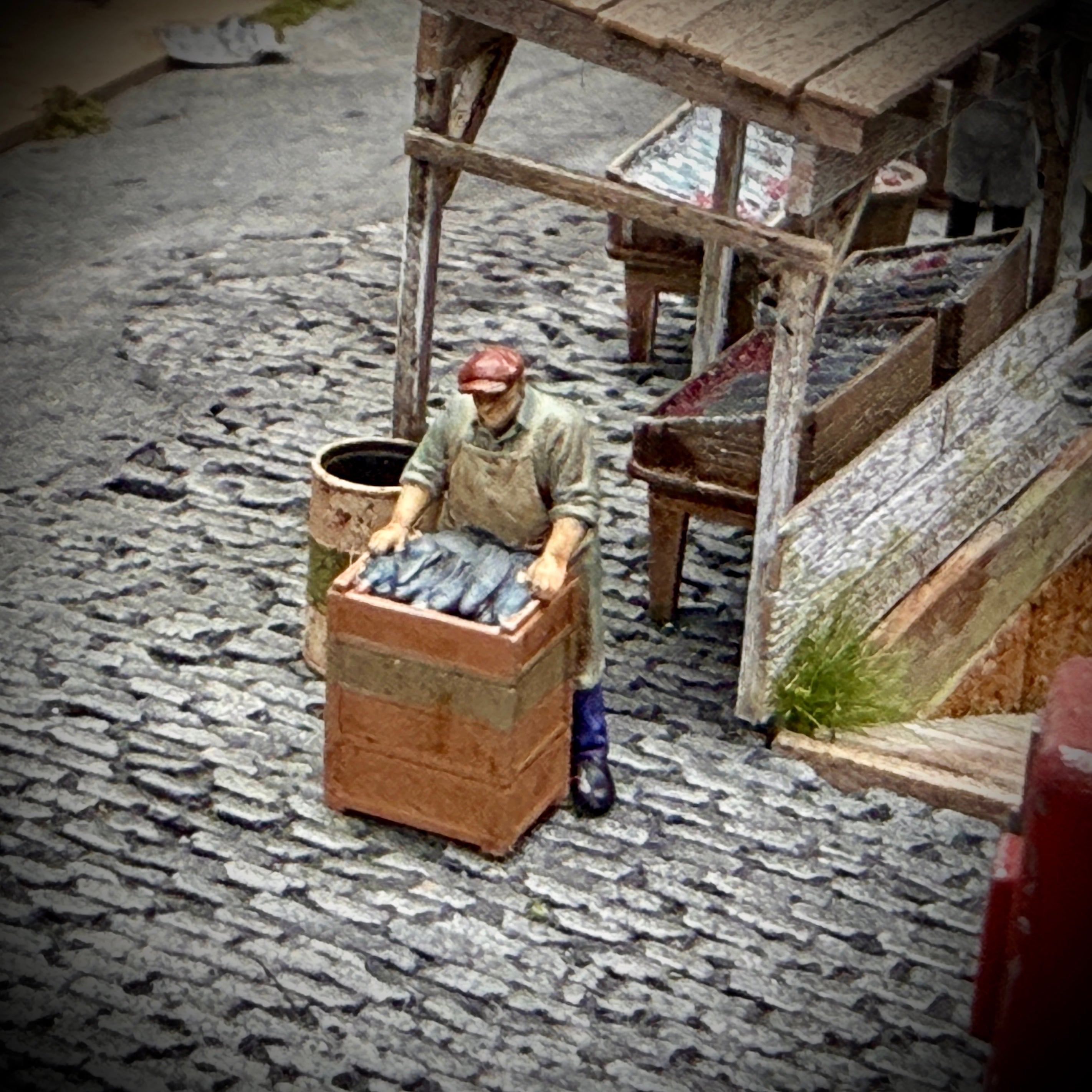 Smells Like Fish - HO Scale Figure