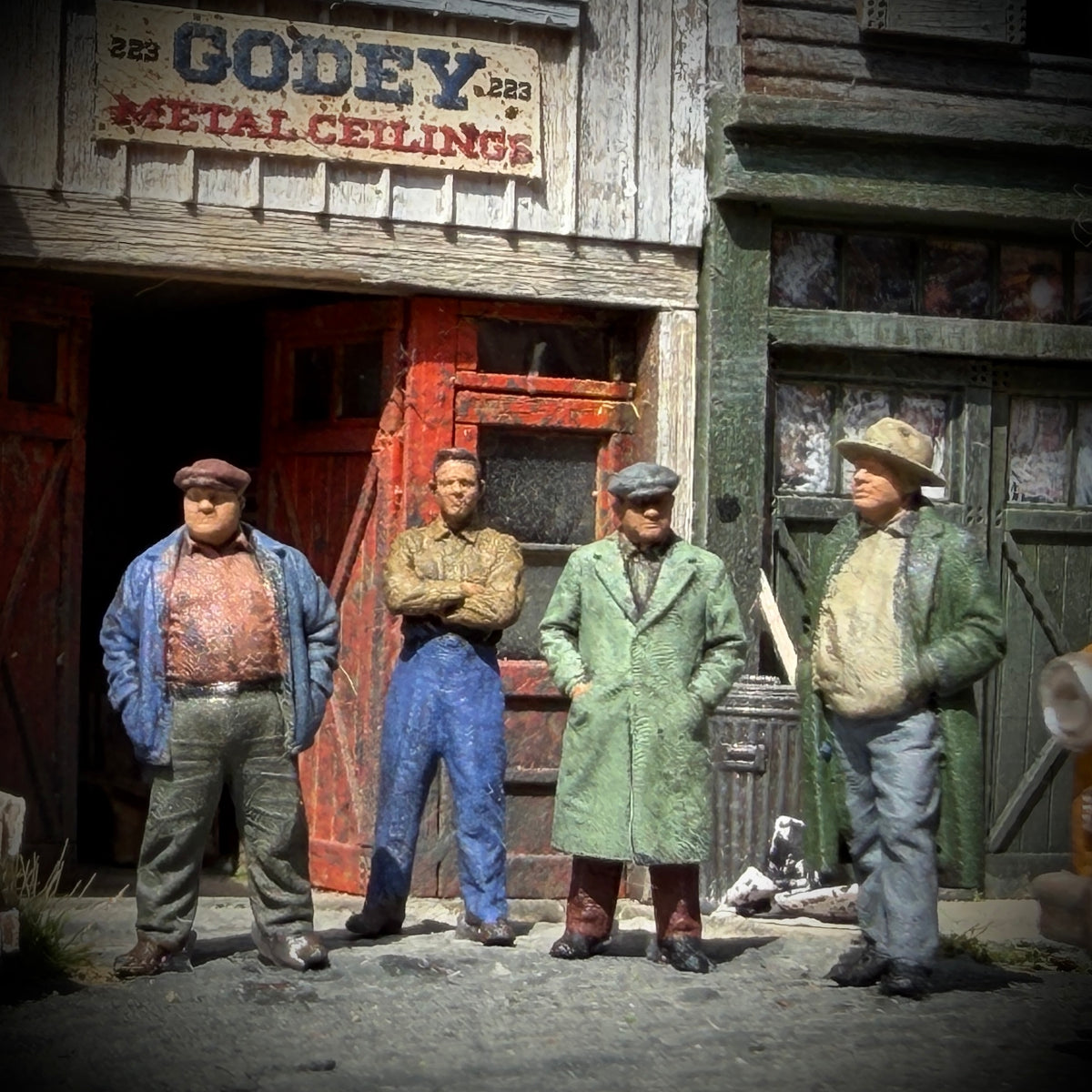 Gang of Four - HO Scale Figures (Set of 4)