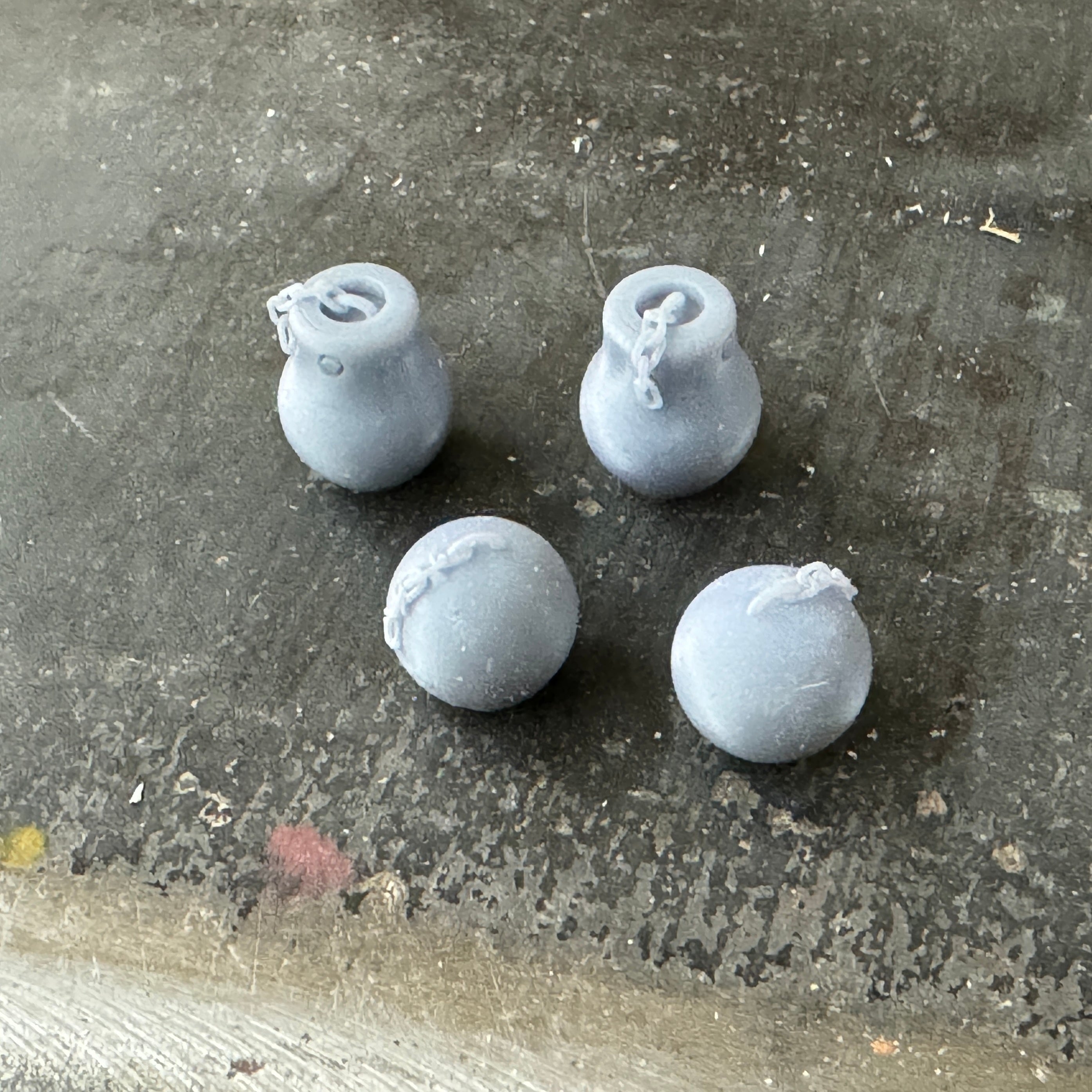 Wrecking Balls ( Set of 4)  - Resin Detail Part HO Scale