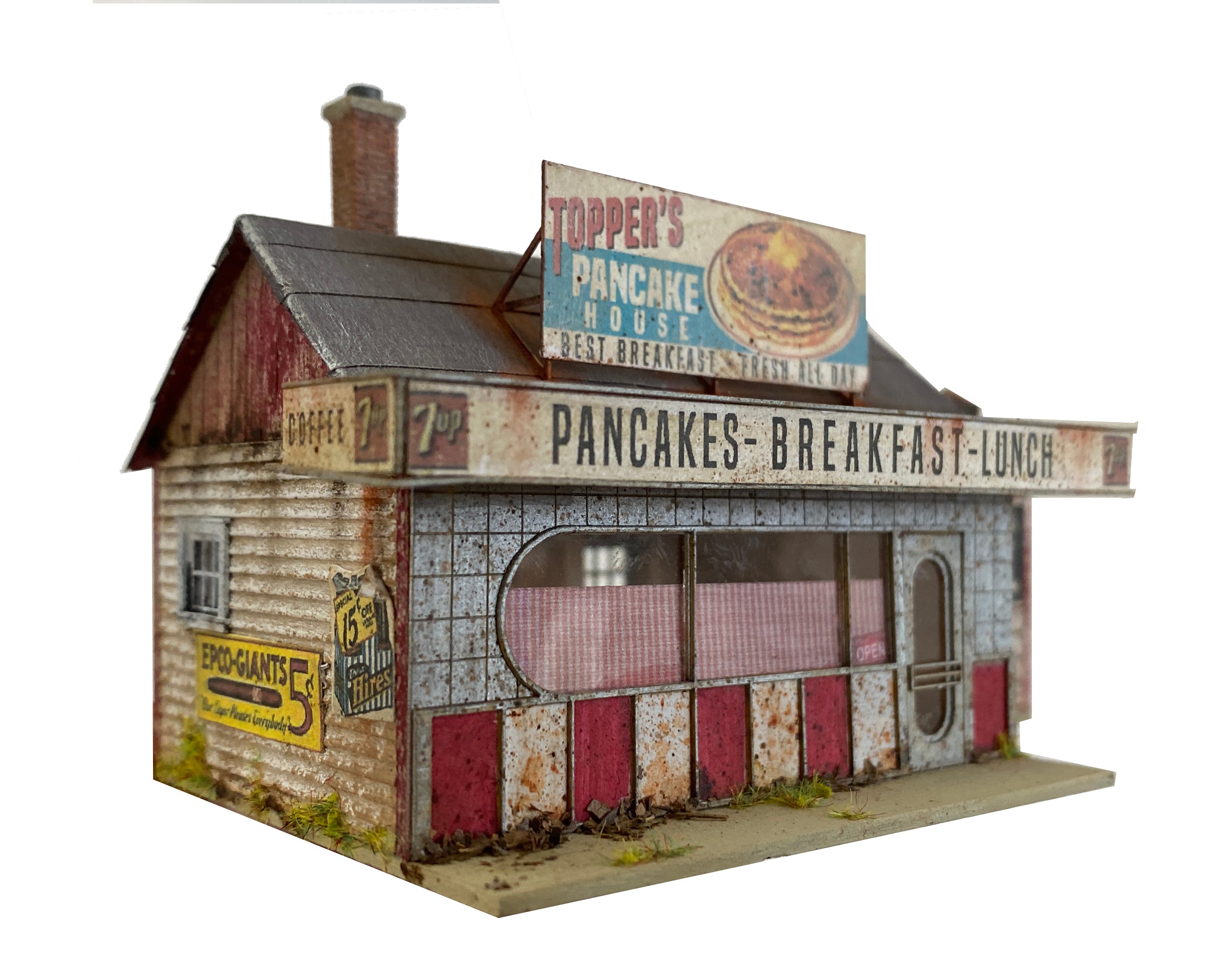 Topper's Pancakes- HO Scale Kit