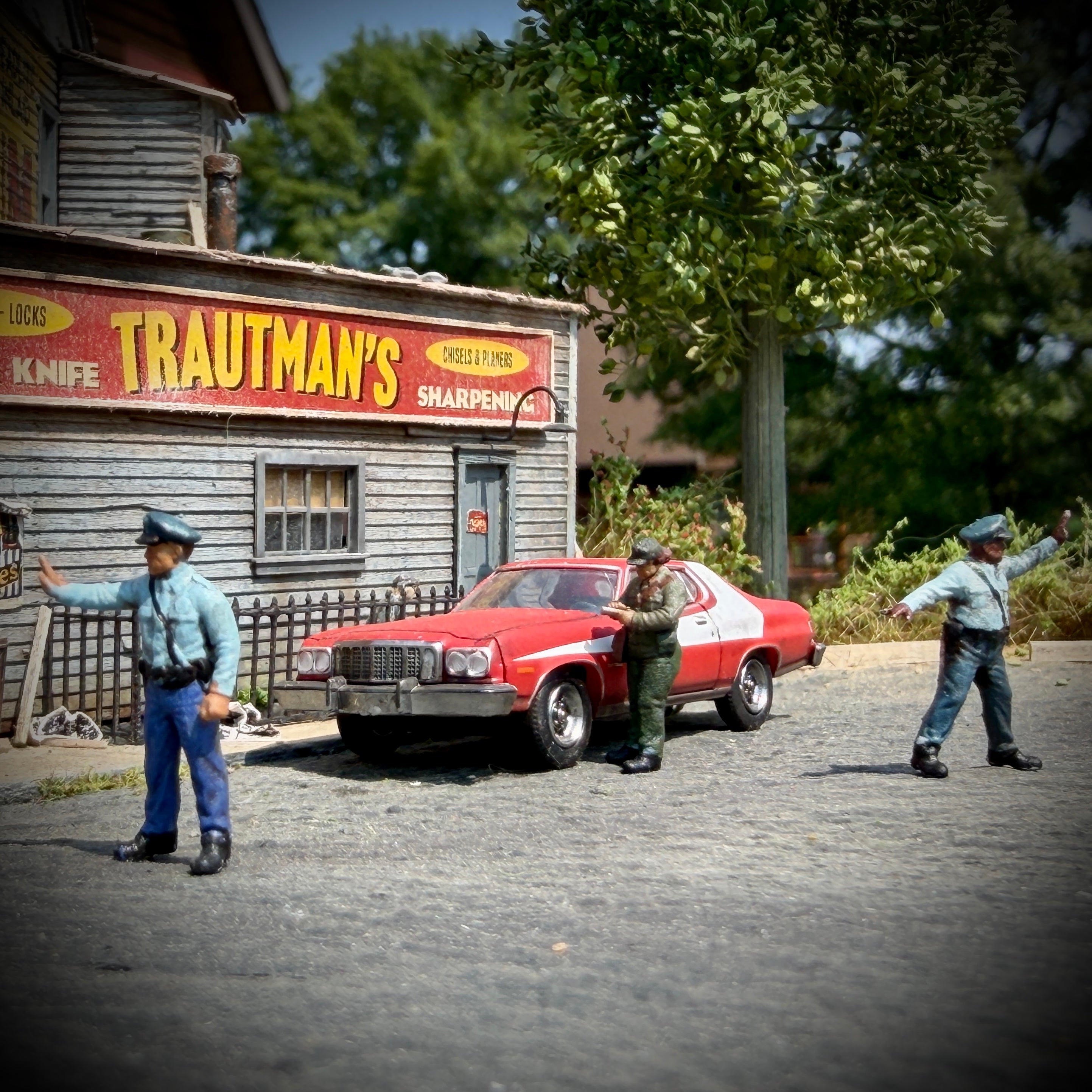 Traffic Detail  - HO Scale Figures (Set of 4)