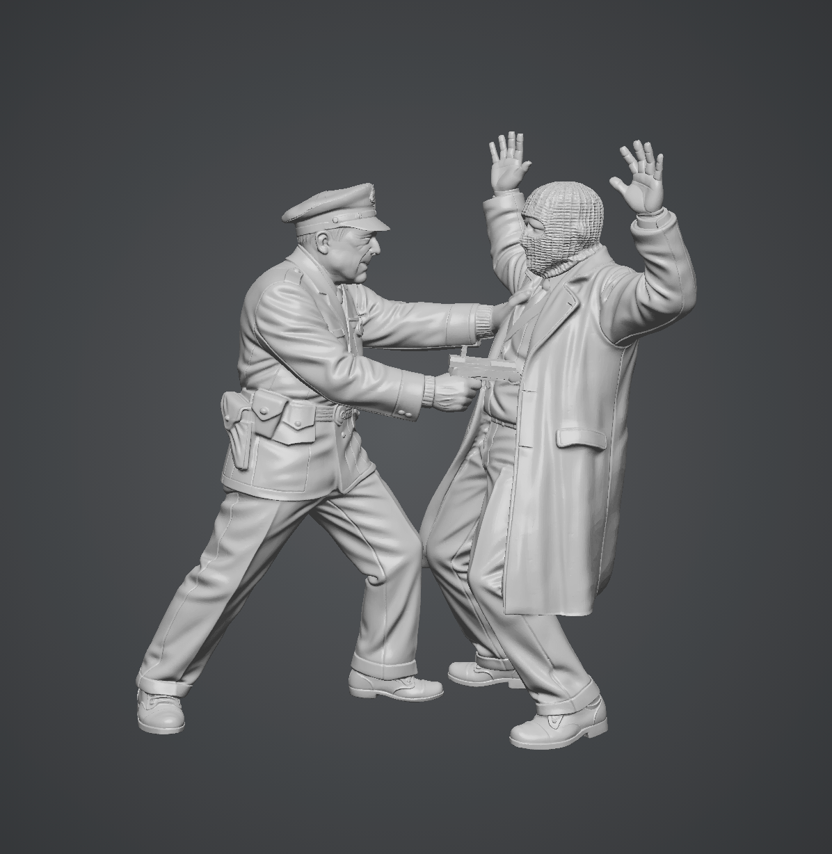 Dead to Rights - HO Scale Figure