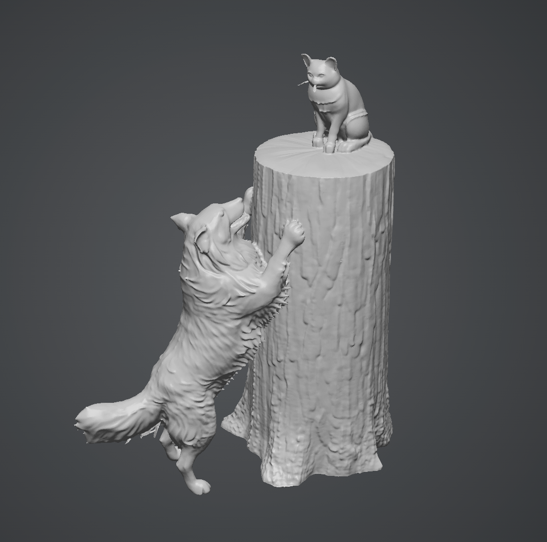 Wrong Tree- HO Scale Figure