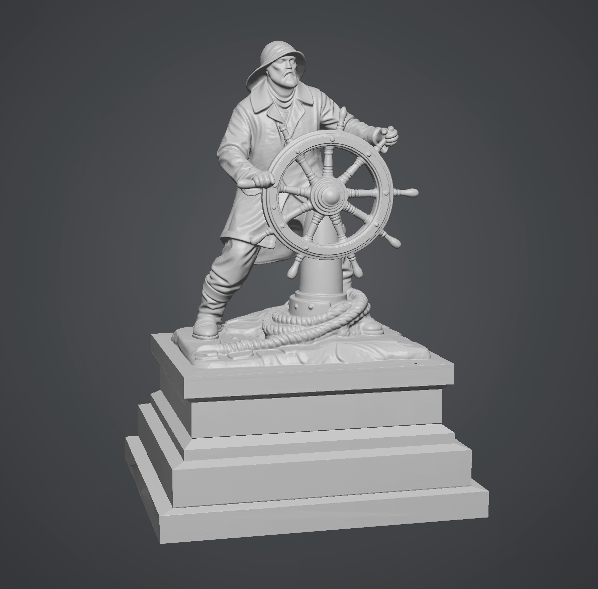Sea Captain's Memorial   - HO Scale Detail