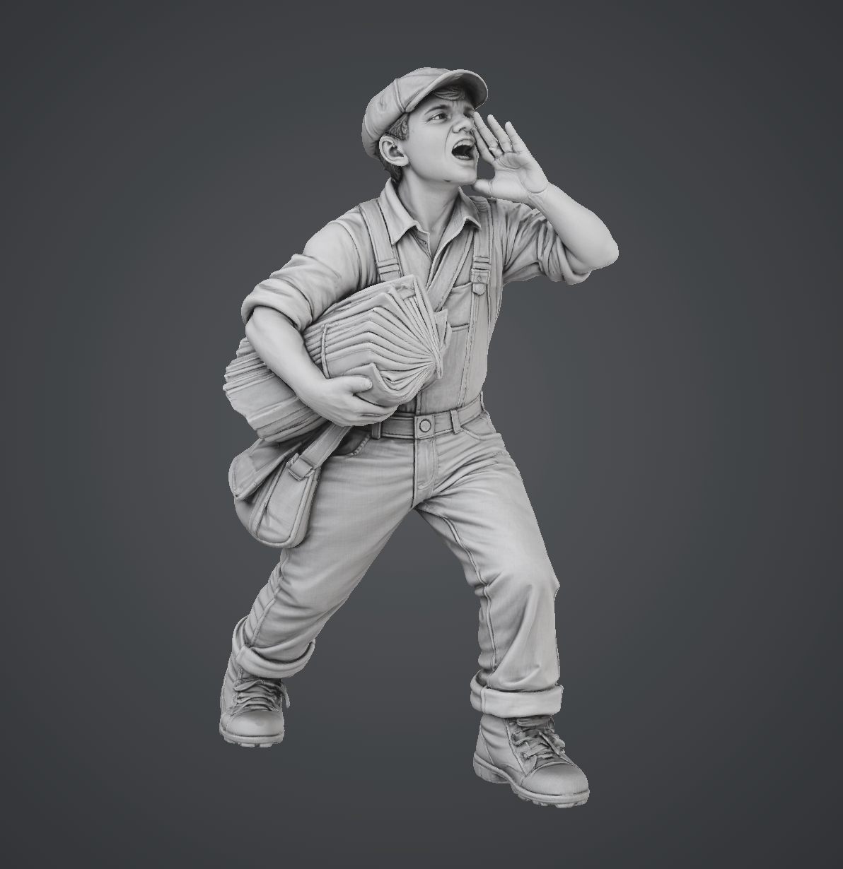 News of the World - HO Scale Figure