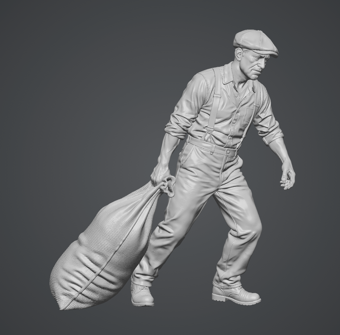 What A Drag - HO Scale Figure