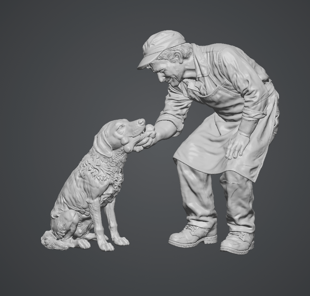 Good Boy - HO Scale Figure
