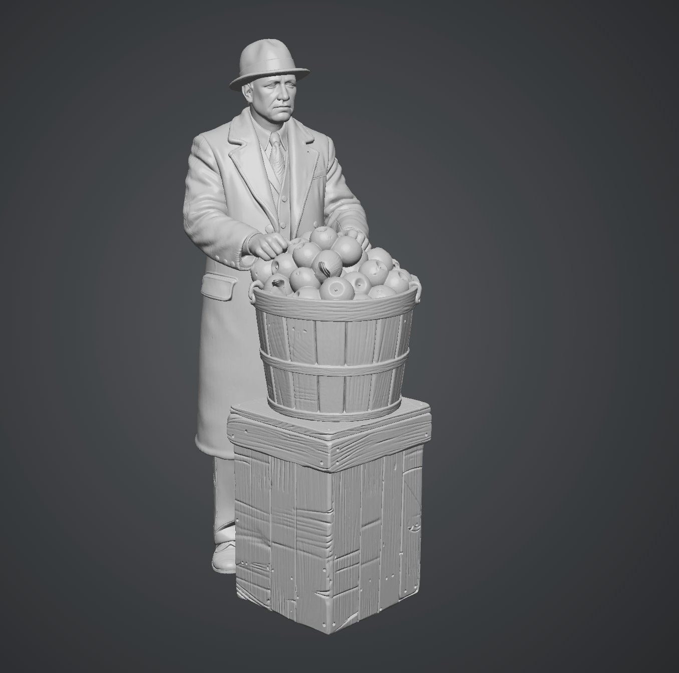 Fresh Apples - HO Scale Figure