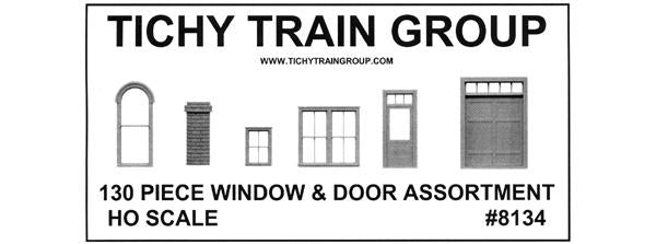 WINDOW DOOR & PARTS ASSORTMENT II - HO Scale