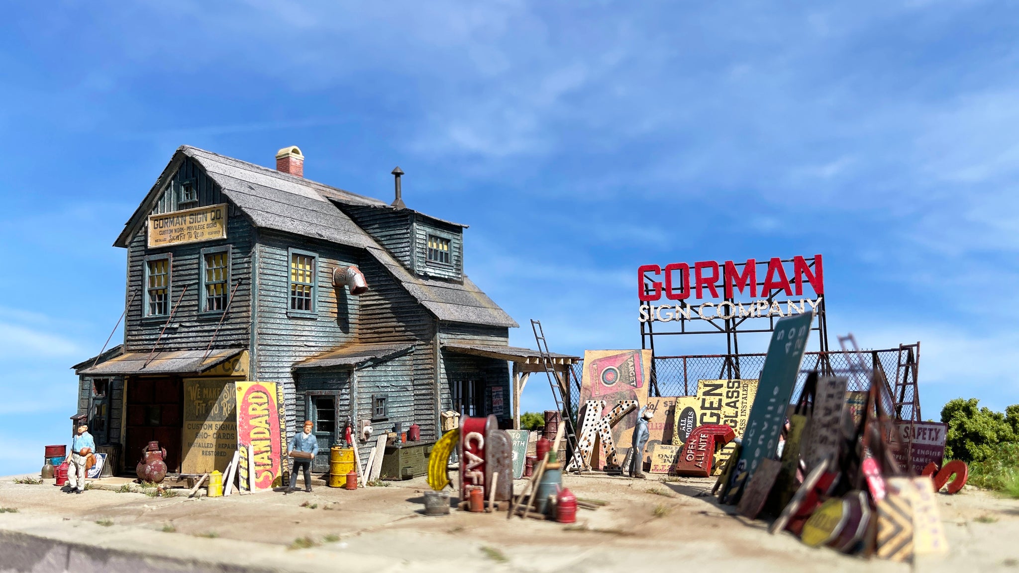 Gorman Sign Co. - HO Scale Kit – Fos Scale Models
