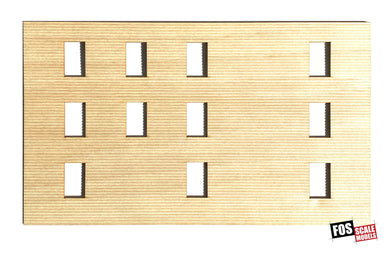 CLAPBOARD WALL SECTION - C103 HO SCALE