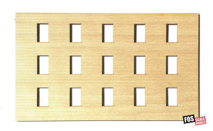 CLAPBOARD WALL SECTION - C104 HO SCALE