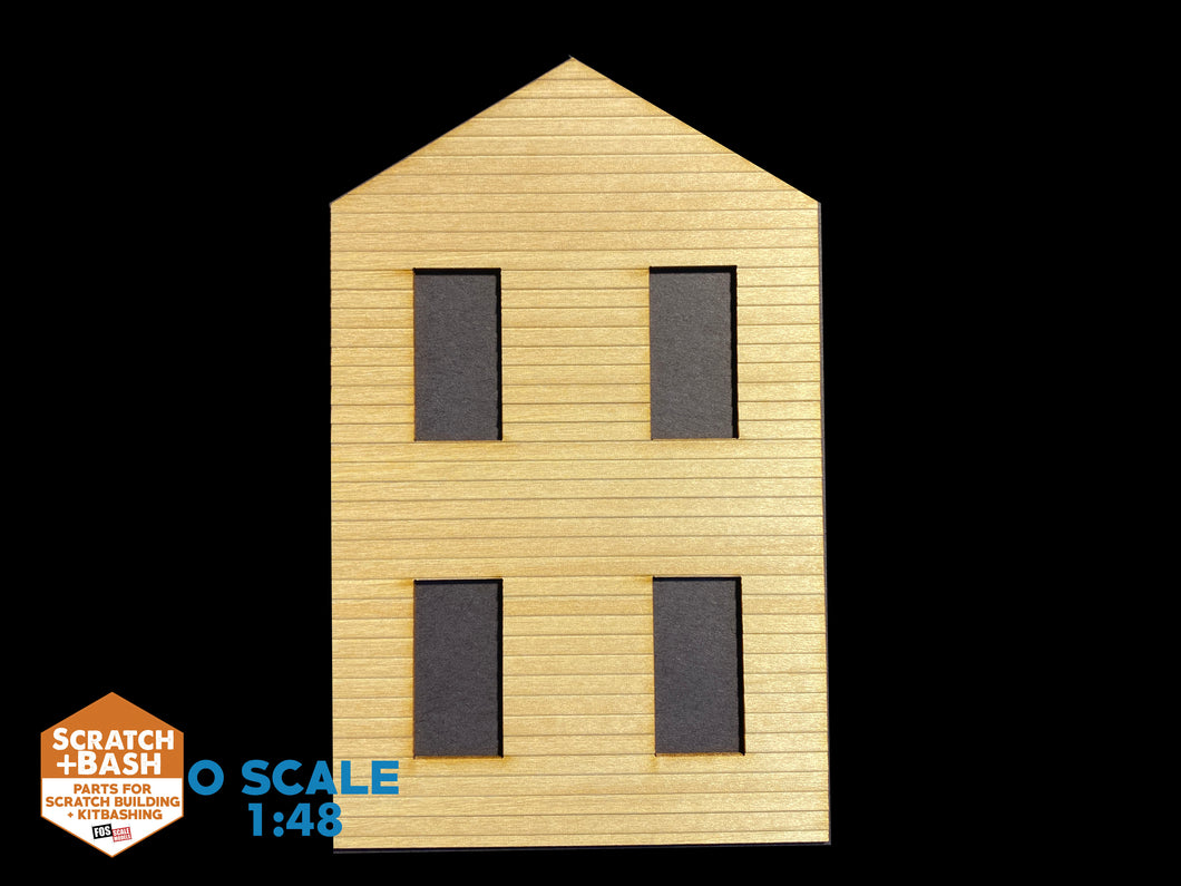 CLAPBOARD WALL SECTION - O SCALE CX102