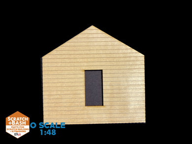 CLAPBOARD WALL SECTION - O SCALE CX104