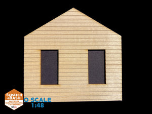 CLAPBOARD WALL SECTION - O SCALE CX105