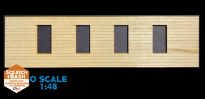 CLAPBOARD WALL SECTION - O SCALE CX107