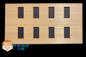 CLAPBOARD WALL SECTION - O SCALE CX110