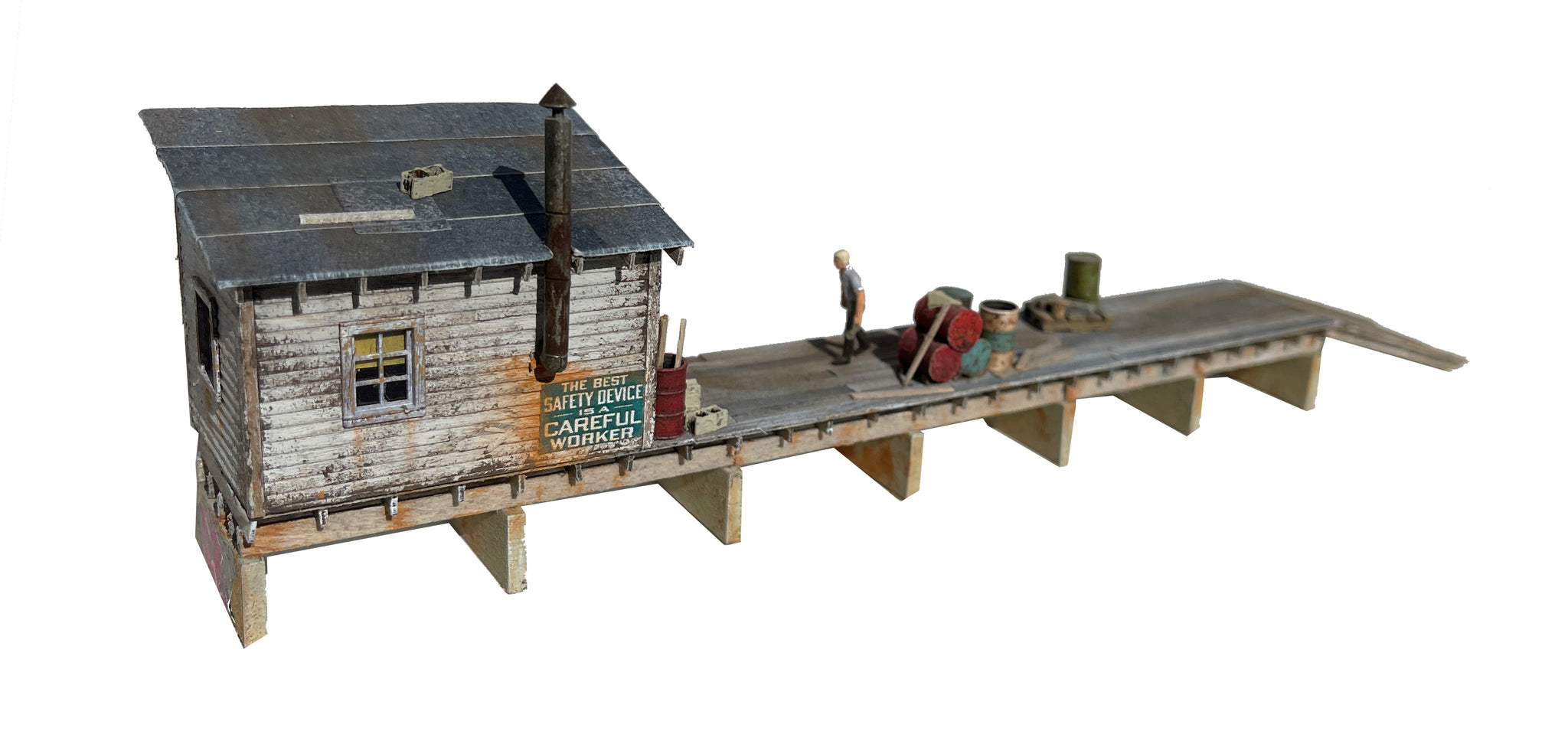 Canal St. Freight Dock - HO Scale Kit – Fos Scale Models