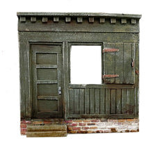 Load image into Gallery viewer, Wall Section w/ Steps &amp; Brick - Metal Detail Part HO Scale