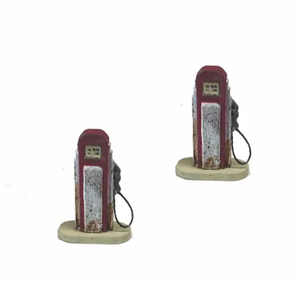 Gas Pumps   - Metal Detail Part HO Scale
