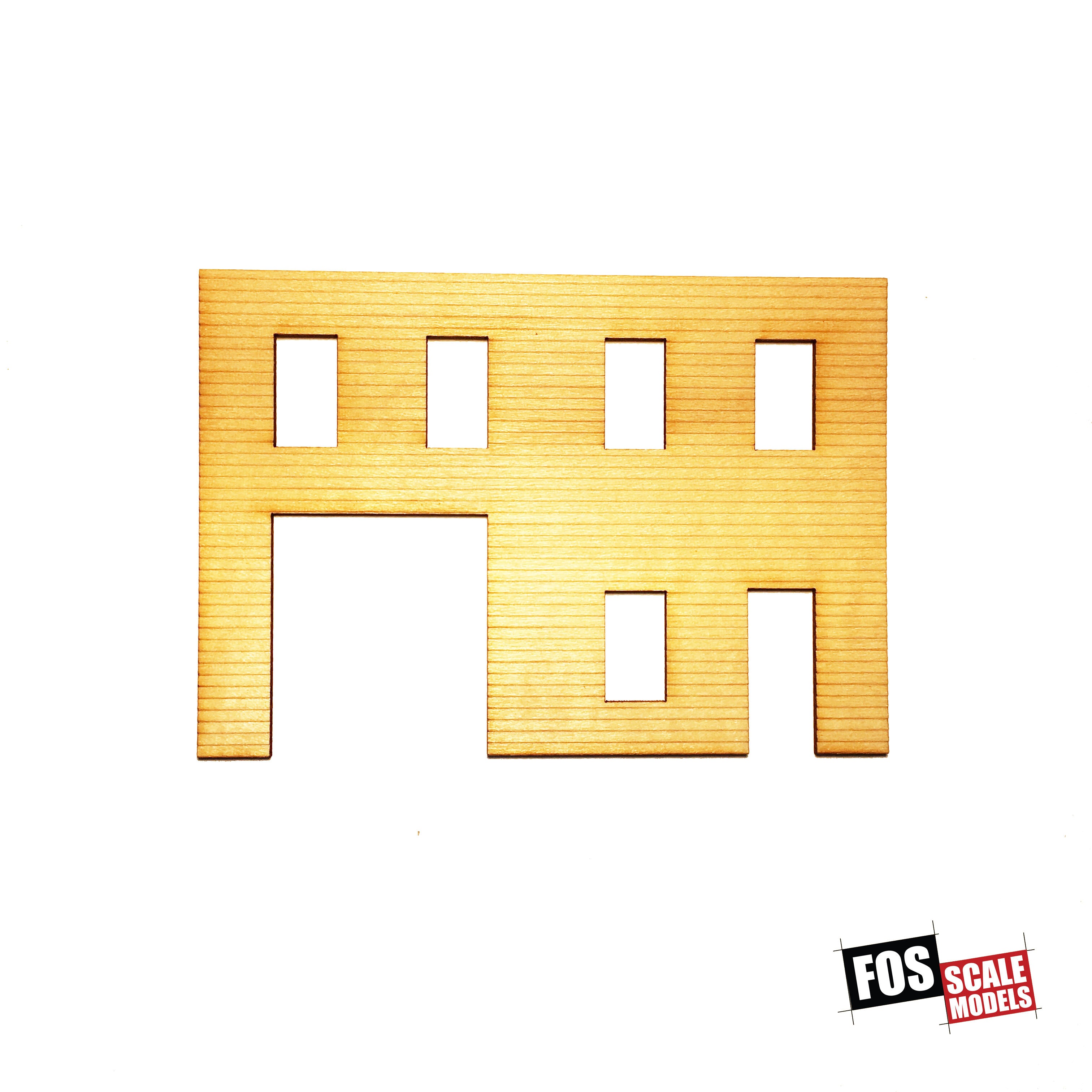 CLAPBOARD WALL SECTION - A 109 HO SCALE