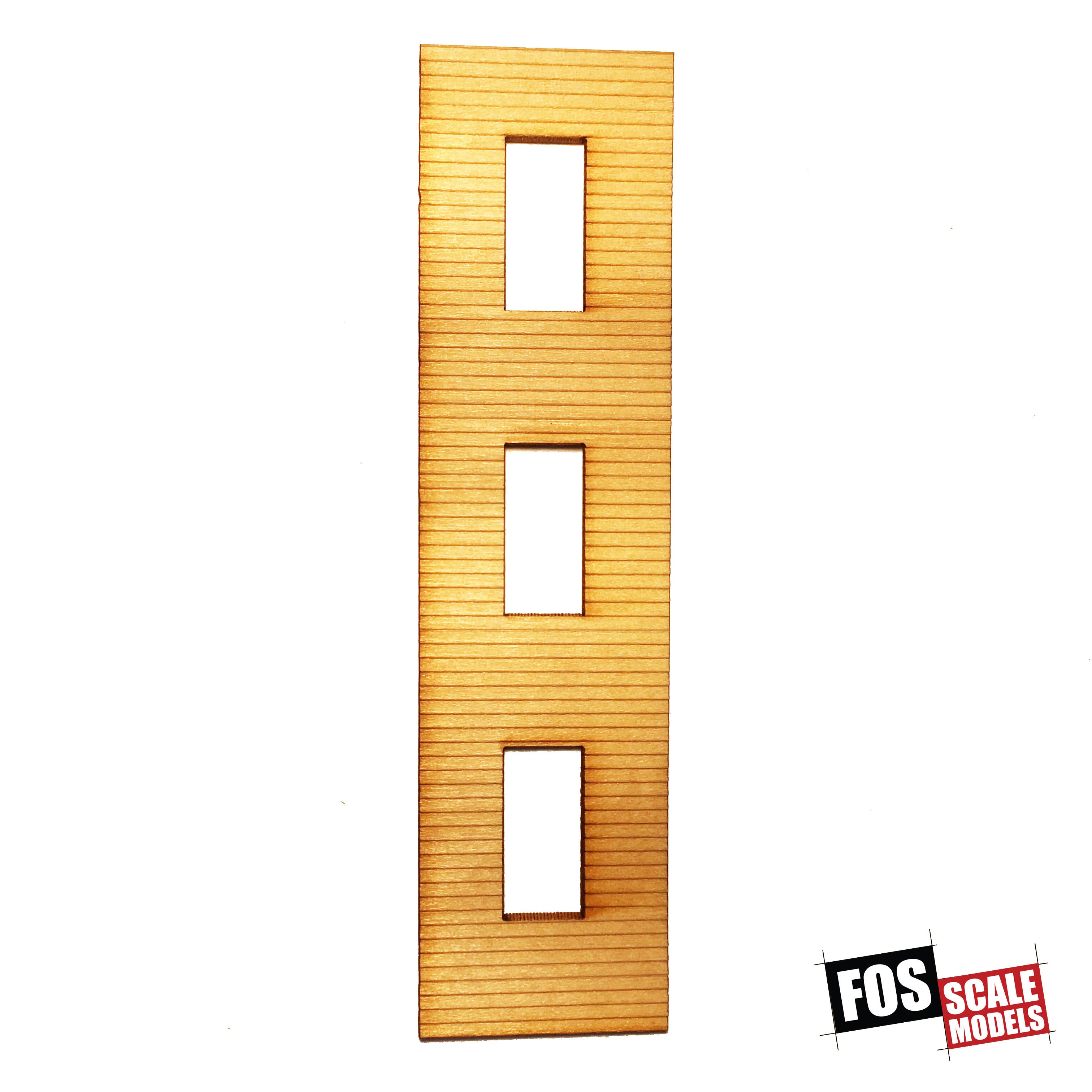 CLAPBOARD WALL SECTION  / B 201- HO SCALE