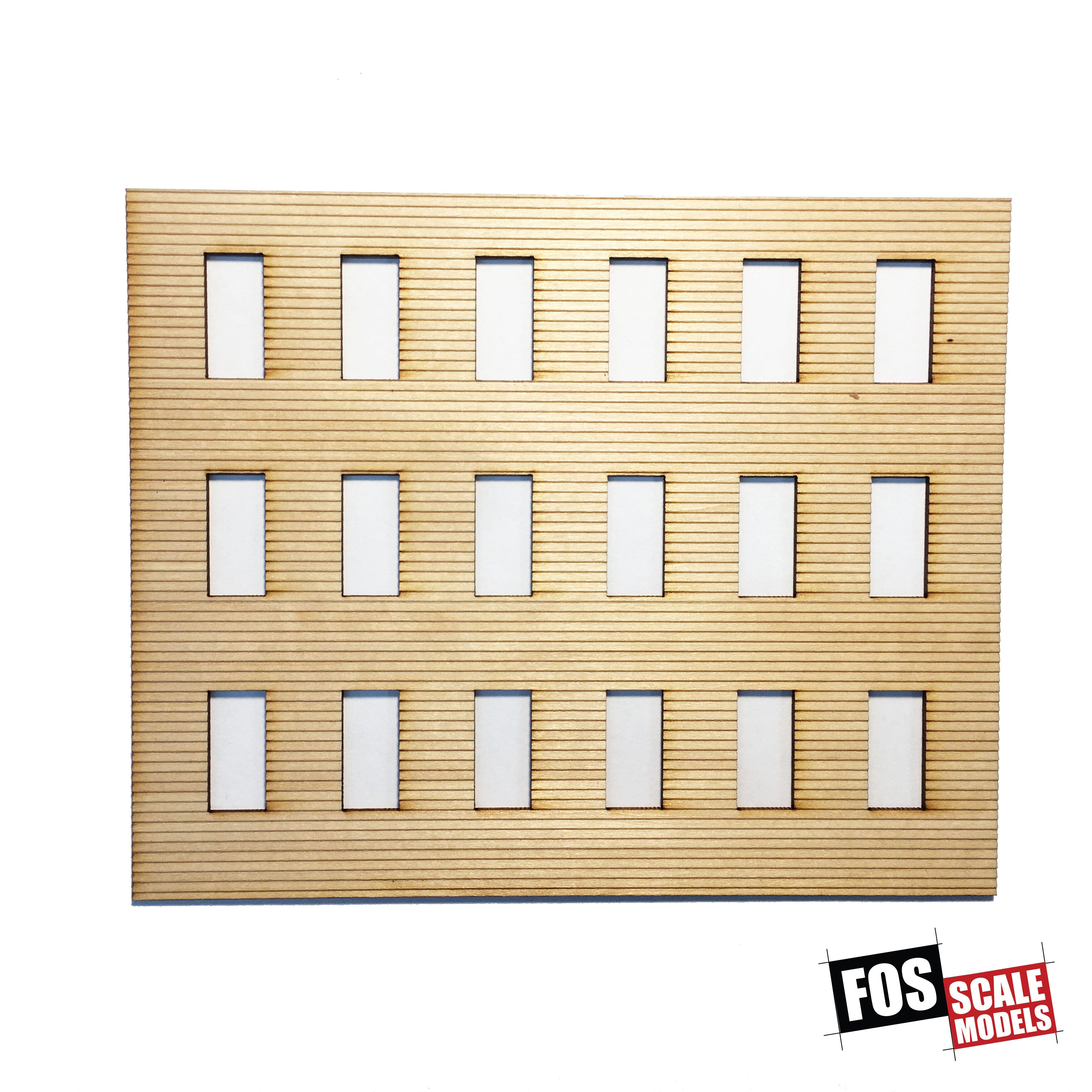 CLAPBOARD WALL SECTION - B 204 HO SCALE
