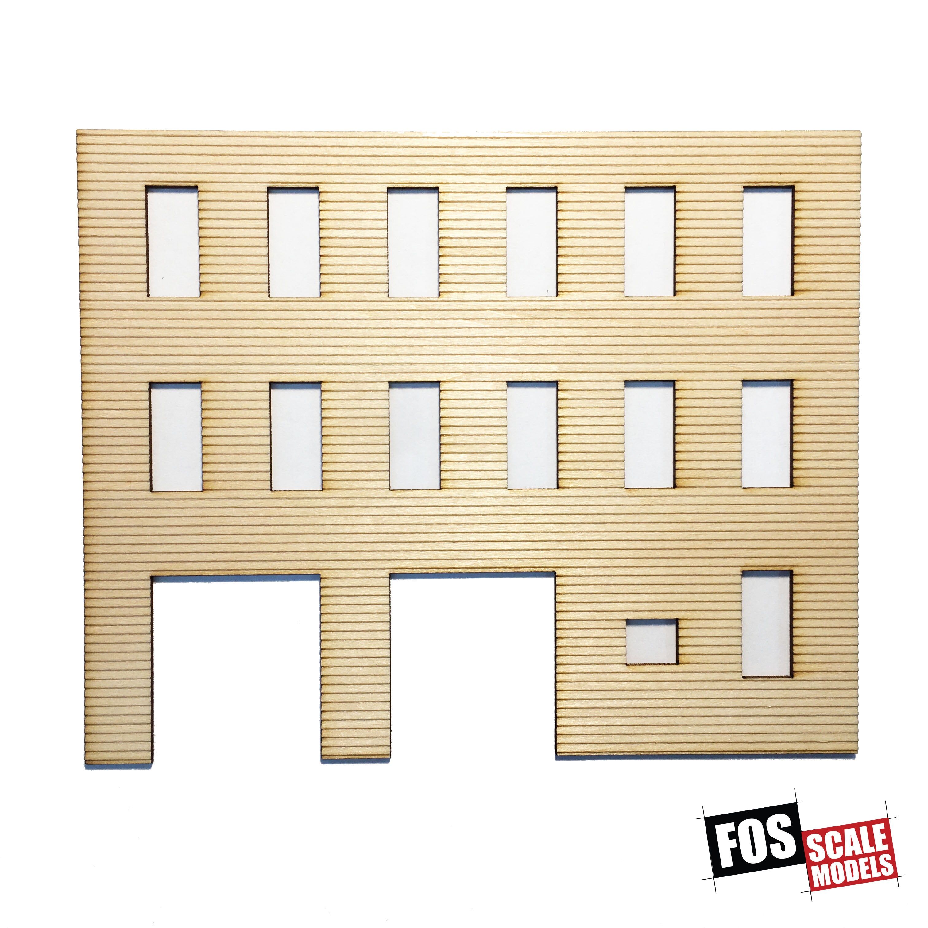 CLAPBOARD WALL SECTION - B 205 HO SCALE
