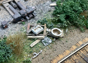 Plumbing & Appliance Set - Resin Detail Parts HO Scale