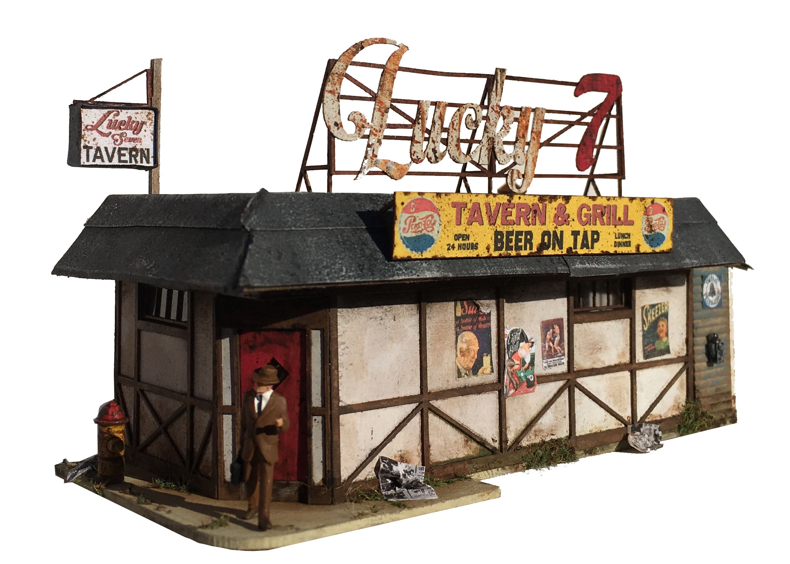 Busch 7783 HO Scale Beer Mugs & Spigots - Model Railway Scenery Accessory (1:87)